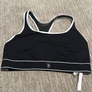 Victoria's Secret Sports Bra Womens L Racerback Low Impact Yoga Walking Casual